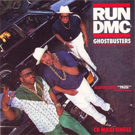 Обложка сингла Run-D.M.C. «Ghostbusters» (1989)