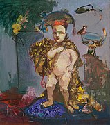 «Самсончик». Из серии «Героические пупсики», 80 х 60 см, холст, масло, 1989