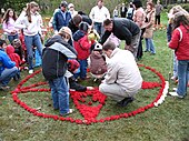 У «Бронзового солдата» 9 мая 2009 года