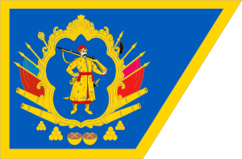 Основной мотив полковых и сотенных хоругвей Войска Запорожского (Гетманщины)