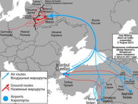 Основные маршруты нелегальной миграции