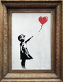 Картина «Девочка с воздушным шаром» (Girl With Balloon, 2006[2]; другое название — «Любовь - в мусорном баке» (Love Is in the Bin)).