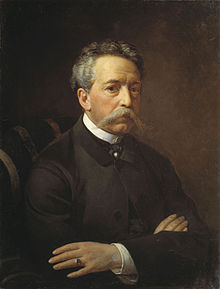 На портрете работы В. Боброва (1867)