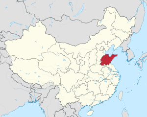 Шаньдун на карте