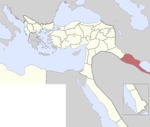 Вилайят Басра на карте