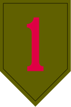 Нарукавная эмблема 1-й пехотной дивизии
