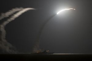 Запуск ракет «Томагавк» по целям в Сирии