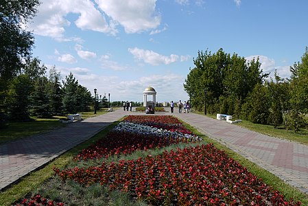 Мемориал в честь воинов-интернационалистов на берегу Волги