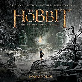 Обложка альбома Говарда Шора «The Hobbit: The Desolation of Smaug (Original Motion Picture Soundtrack)» (2013)