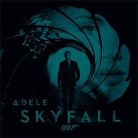 Обложка сингла Адели «Skyfall» (2012)