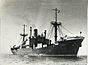 Soviet steam ship «Nezhin» at anchor. Photo dated between May of 1956 and June 1958.