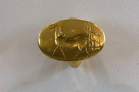 Колесница на золотой печатке, Айдония[el] 1500 г. до н. э.