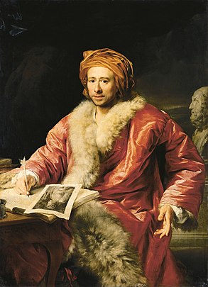 Портрет И. Винкельмана с Антиноем. 1767, Антон фон Марон. Замок Веймар