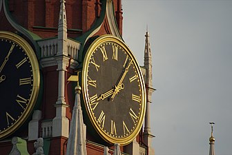 Часы Спасской башни, 2008