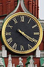 Часы Спасской башни, 2009