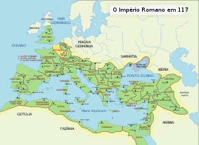 Провинция Белгика на карте Римской империи