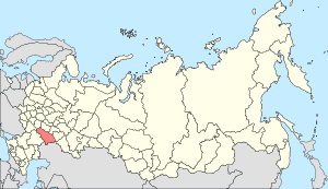 Саратовская область на карте