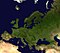 Спутниковая карта Европы