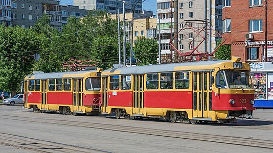 Трамвай в Екатеринбурге, чешские вагоны Tatra T3