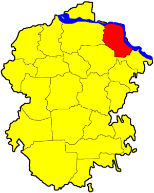 Мариинско-Посадский район/ муниципальный округ на карте