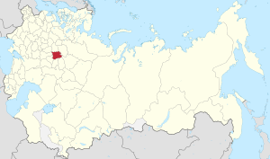 Нижегородская губерния на карте