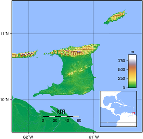 Остров Тринидад на карте