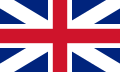 Английский вариант флага Великобритании. Использовался в 1707-1800 годах.