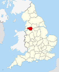 Большой Манчестер на карте