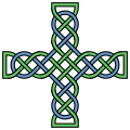 Базовая форма кельтского плетёного креста