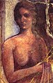 Римская фреска менады из Каса дель Криптопортико в Помпеях.