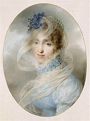 Гортензия Богарне. Портрет работы Жана-Батиста Изабе, 1817