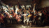 76-й линейный полк находит свои флаги в арсенале Инсбрука (1807). Музей французской революции.