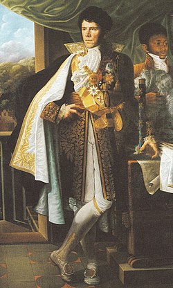 Портрет Жана-Батиста Дюмонсо кисти художника Филиппа Огюста Геннекена.