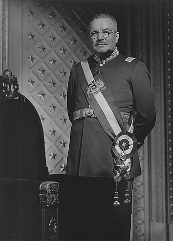 Президент Чили Карлос Ибаньес дель Кампо.