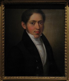 Портрет Огарёва работы неизвестного автора 1830-е гг. ГИМ