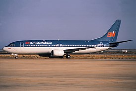 Boeing 737-4Y0 авиакомпании BMA, идентичный разбившемуся