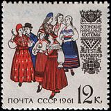 Эстонские народные костюмы, 1961 г.