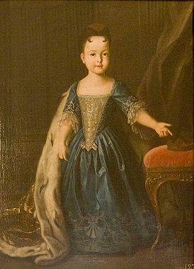 Цесаревна Наталья Петровна. Портрет работы Луи Каравака (до 1722)