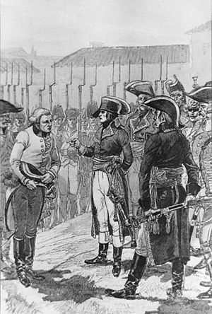 Капитуляция отряда полковника Кнорра в Лонато 4 августа 1796 года