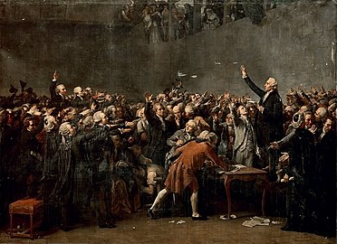 Клятва в зале для игры в мяч в июне 1789 г., (1848), Кудер, Огюст