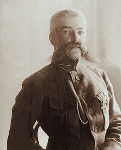 Командир 4-го кавалерийского корпуса Донской армии, генерал-лейтенант Мамонтов (Мамантов) К. К. Фото 1919