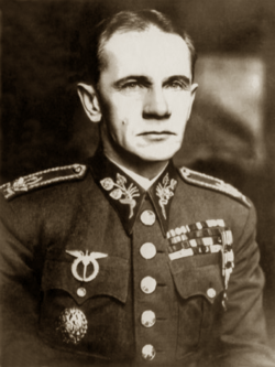 В форме генерала армии Чехословацкой республики. 1938