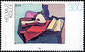 Почтовая марка Германии (1996) с натюрмортом работы Г.Колле