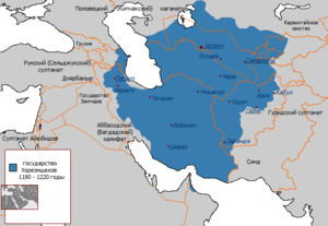 Государство Хорезмшахов около 1217 г.