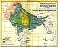 Основные языки по сост. на 1909 г. (северные регионы)