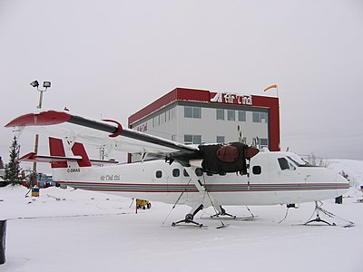 Twin Otter на лыжном шасси