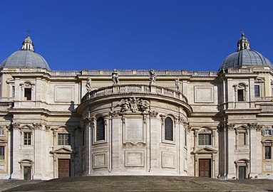 Северо-западный фасад базилики Санта-Мария-Маджоре. 1673—1680