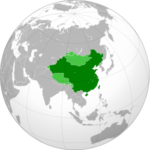 Карта Китайской Республики.