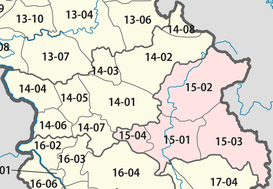 Карта районов Секонга