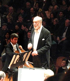 Курт Мазур дирижирует симфоническим оркестром Сан-Франциско, 13 января 2007